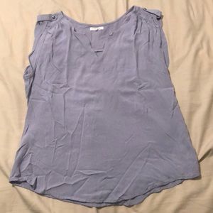 Cute Purple no sleeve blouse